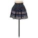 Hollister Casual Skirt: Blue Floral Bottoms - Women's Size Medium