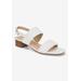 Women's Ellison Sandals by Bella Vita in White Suede (Size 10 M)