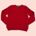 Ralph Lauren Sweaters | Lauren Ralph Lauren Red Sweater | Color: Red | Size: Mp