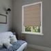 Wide Width Cordless Blackout Fabric Roman Shades by Whole Space Industries in Linen (Size 33" W 64" L)