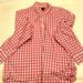 J. Crew Shirts | Like New Men's Xl Classic Fit J Crew Twill Shirt In Gingham Plaid, Orange, Xl | Color: Orange/White | Size: Xl