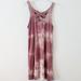 American Eagle Outfitters Dresses | 2/20 American Eagle Strappy Cross Back Pink Tie Dye Dress Xs | Color: Pink/Purple | Size: Xs