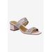 Wide Width Women's Keetana Sandals by J. Renee in Pink (Size 8 1/2 W)