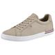 Sneaker TOMMY HILFIGER "ESSENTIAL STRIPES SNEAKER" Gr. 40, beige (sand farben) Damen Schuhe Sneaker