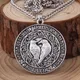 Collier pendentif nordique Vibasine pendentif Valknut Raven RUNE nœud Viking amulette nordique
