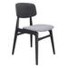 Othello Dining Chair Gray & Black - Zuo Modern 109212