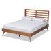 Shiro Mid-Century Modern Wood Platform Bed