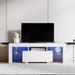 Large TV Stand TV Base Stand with LED Light TV Cabinet