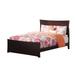 Metro Full Platform Bed with Matching Footboard in Espresso