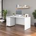 Huckins 3 Piece 66W L-Shape Computer Desk Office Set Wood in White Laurel Foundry Modern Farmhouse® | 29.84 H in | Wayfair