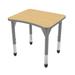 Marco Premier Series Manufactured Wood 31" Collaborative Desk Wood/Metal in Brown | Wayfair 43-2291-K1-BGY