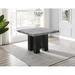 Wade Logan® Anxhela Gray Square Marble Counter Height Table Marble/Granite/Wood in Brown/Gray | 36 H x 54 W x 54 D in | Wayfair