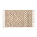 Brown/White 24 x 36 x 1.2 in Area Rug - Union Rustic SCANDINAVIAN RUG - STONE - 2 X 3 FT Cotton | 24 H x 36 W x 1.2 D in | Wayfair