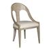 Barksdale Wing Back Parsons Chair in Gray Wood/Upholstered/Fabric in Brown Laurel Foundry Modern Farmhouse® | 36 H x 22 W x 23.5 D in | Wayfair