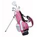 NEW PowerBilt Pink Series Junior Golf Set Driver Iron Wedge Putter Bag