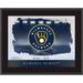 Milwaukee Brewers Framed 10.5" x 13" Sublimated Horizontal Team Logo Plaque