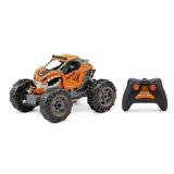 New Bright (1:18) Polaris RZR Battery Radio Remote Control Monster ATV Orange 61875U for Children and Tweens