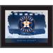 Houston Astros Framed 10.5" x 13" Sublimated Horizontal Team Logo Plaque