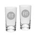 SUNY Fashion Institute of Technology Tigers 10oz. 2-Piece Highball Glass Set