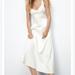 Zara Dresses | Nwt Zara Textured Dress | Color: White | Size: M