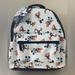 Disney Bags | Bioworld Disney Mini Backpack Multi-Color Mickey Mouse Print White 11" X 9" | Color: Black/White | Size: Os