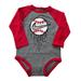 Nike One Pieces | Nike Gray & Red Baseball Onesie Boy's 9 M | Color: Gray/Red | Size: 9mb