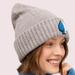 Kate Spade Accessories | Kate Spade "Spade Patch" Beanie | Color: Blue/Gray | Size: Os