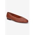 Women's Kimiko Flats by Bella Vita in Dark Tan Woven (Size 10 M)