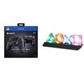 NACON PS4 Revolution Unlimited Pro Controller [ ] & Paladone Playstation Icons Light mit 3 Lichtmodi - Musikreaktive Spielraumbeleuchtung, 31 x 7 x 11 cm