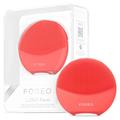 FOREO Luna 4 Mini Facial Cleansing Brush & Face Massager - Premium Face Brush - Enhances Absorption of Skin Care Products - Simple Face Care Travel Accessories - for All Skin Types - Coral