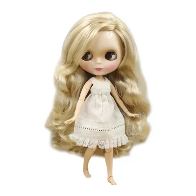 Poupée ICY DBS Blyth 1/6 bjd pour fille jouet avec cheveux blonds corps raie latérale visage