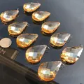 Prisme de lustre en cristal de champagne pièce de lumière StalCATCHER bricolage 50mm 10 pièces
