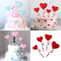 Ballons en forme de cœur pour décoration de gâteau lot de 4 pièces tailles variées pour