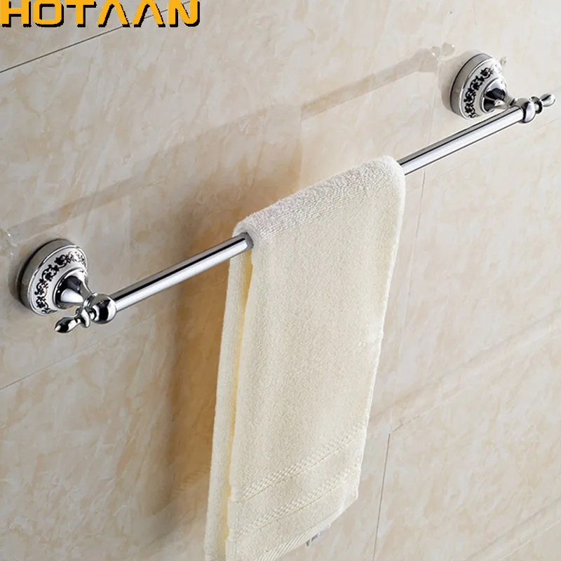 Style rétro mural chromé simple porte-serviettes salle de bain porte-serviettes accessoires de salle de bain porte-serviettes HYT-11896-C