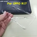 Coque rigide rigide transparente pour OPPO 6.4 " cristal fin étui de Protection arrière