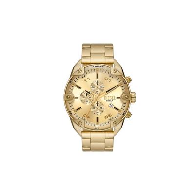 Spiked Chronograph Gold-tone Stainless Steel Watch - Metallic - DIESEL Watches
