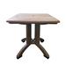 Grosfillex Expert Grosfillex Aquaba 32" Folding Square Outdoor Table Plastic in Brown | 28 H x 32 W x 32 D in | Wayfair US744037