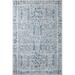 White 36 x 36 x 0.19 in Area Rug - Rifle Paper Co. X Loloi Maison Grove Blue Area Rug Polyester | 36 H x 36 W x 0.19 D in | Wayfair