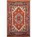 Orange Heriz Serapi Oriental Area Rug Handmade Wool Carpet - 2'0"x 3'0"