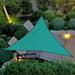 DJKDJL Triangle Sun Shade Sails Grey UV Block Shelter Canopy for Patio Garden Outdoor Facility and Activities