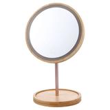 Mirror Makeup Light Vanityrectangular Mini Travel Mirrors Make Shaving Desk Folding Free Standing Frameless Table Swivel