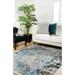 BESPOKY Modern Area Rug Home Decor Carpet Square Room Carpets Blue Modern Rug Home Decorative Rugs for Living Room Aesthetic Rugs for Nursery Room Bedroom Rugs Ivanovo