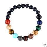 Men Women Handmade Natural Gemstone Round Beads Stretch Bracelet 8mm G5X4 G7M1