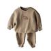 Toddler Boy Easter Outfit Mutual Baby Stuff Baby Girls Boys Autumn Bear Cotton Long Sleeve Long Pants Hoodie Sport Pants Set Outfits Clothes Clothe Set