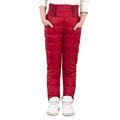 JDEFEG Overalls Snow for Boys Little Girls Boys Solid Snow Pants Thick Winter Warm Kids Pants Girl Activewear Clothes Snow Wear Outfits Little Boys Ski Bibs Polyester Red 100