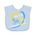 Inktastic Proud of my Sister Down Syndrome Awareness Heart Ribbon Boys or Girls Baby Bib