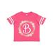 Inktastic B Monogram Alphabet Letter Rose Floral Wreath Girls Toddler T-Shirt