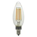 GE 6-Pack 60W Equivalent Warm White B10 LED Light fixture Light Bulb