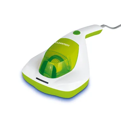 CLEANmaxx Milben-Handstaubsauger Kompakt mit UV-C Licht - weiß/limegreen Image