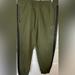 Adidas Pants | Adidas Dark Green Brand With The 3 Stripes Nylon Jogger Sweatpants, M | Color: Green | Size: M